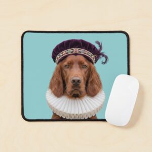 Tudor Irish Setter Mouse Pad
